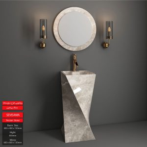 روشویی طرح سویساما مدل سنگ پرشین