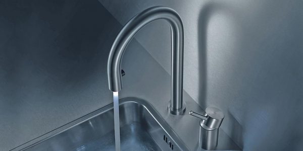 شیر آشپزخانه kwc مدل اینوکس پول دان