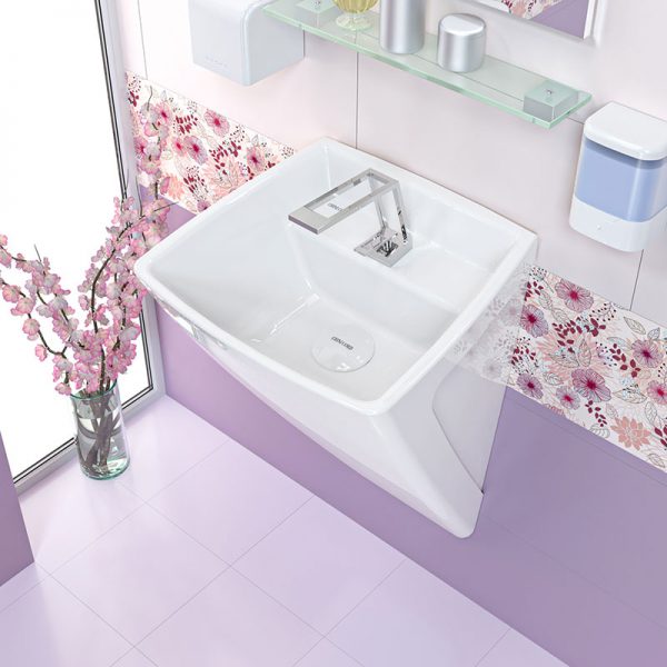 روشویی دیواری چینی کرد مدل ورونیا - Image 5