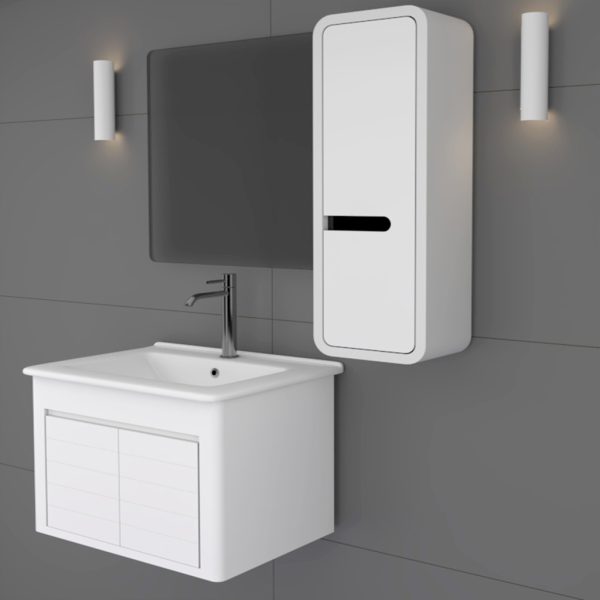 روشویی کابینتی مدل بهرنگ 60 دیواری