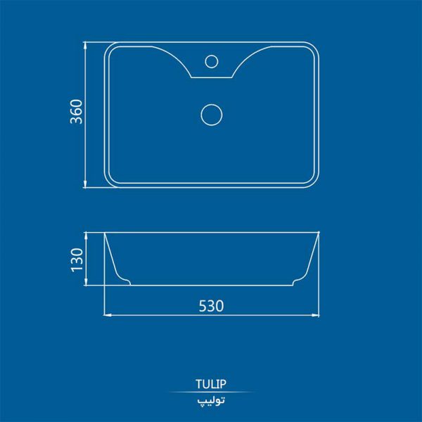 روکابینتی چینی کرد مدل تولیپ - Image 4